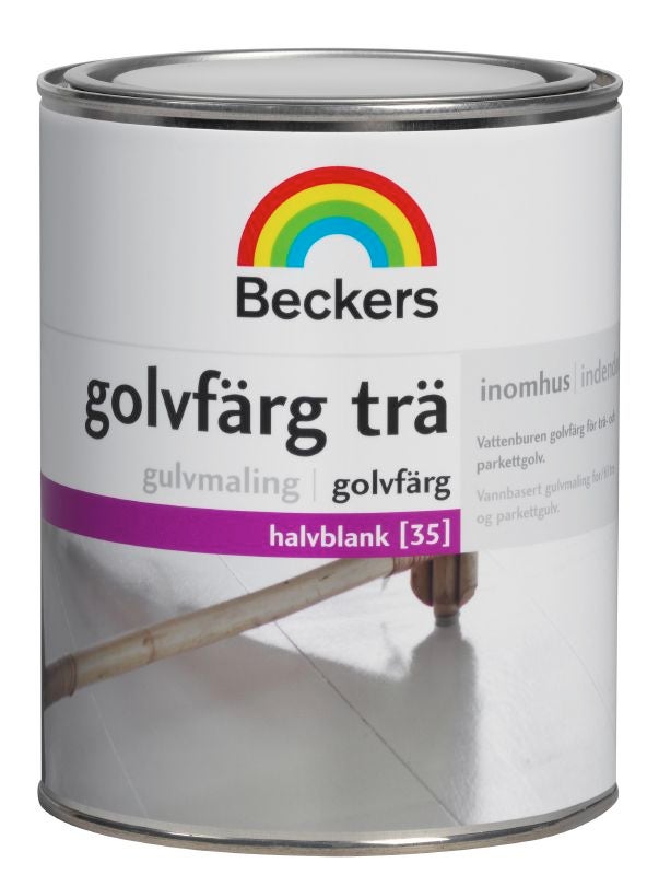 Golvfärg Trä 1 L Vit