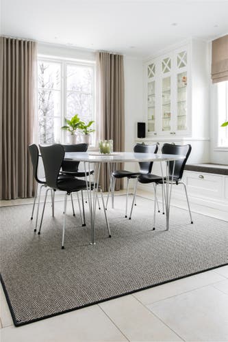 Nexus Greige Herringbone Golvabia Textilgolv