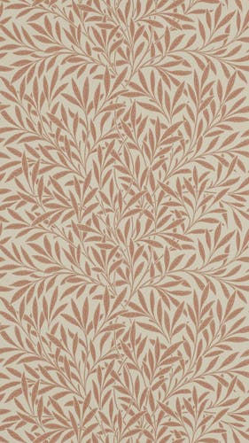 Morris & Co - Willow Russet Morris and Friends Wallpa