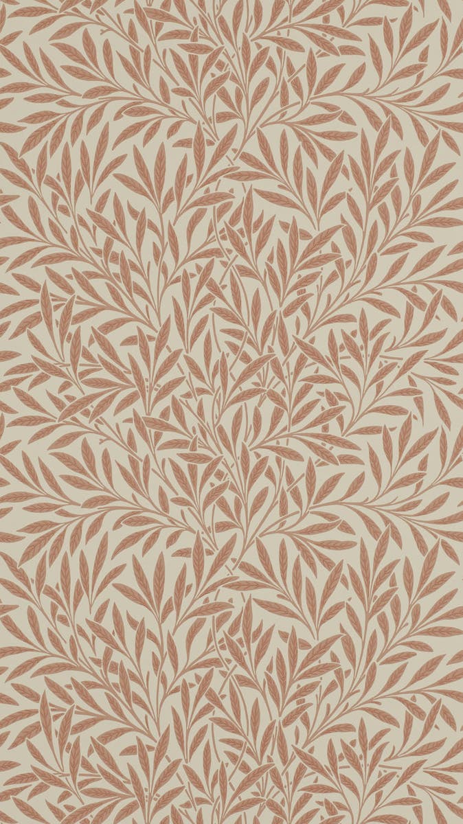 Morris & Co - Willow Russet Morris and Friends Wallpa