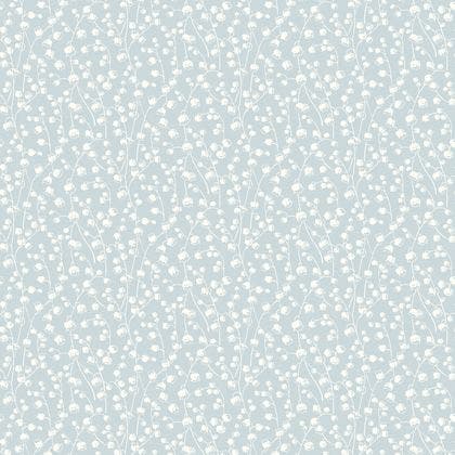 Casadeco - Lily Of The Valley Bleu C Flower Market