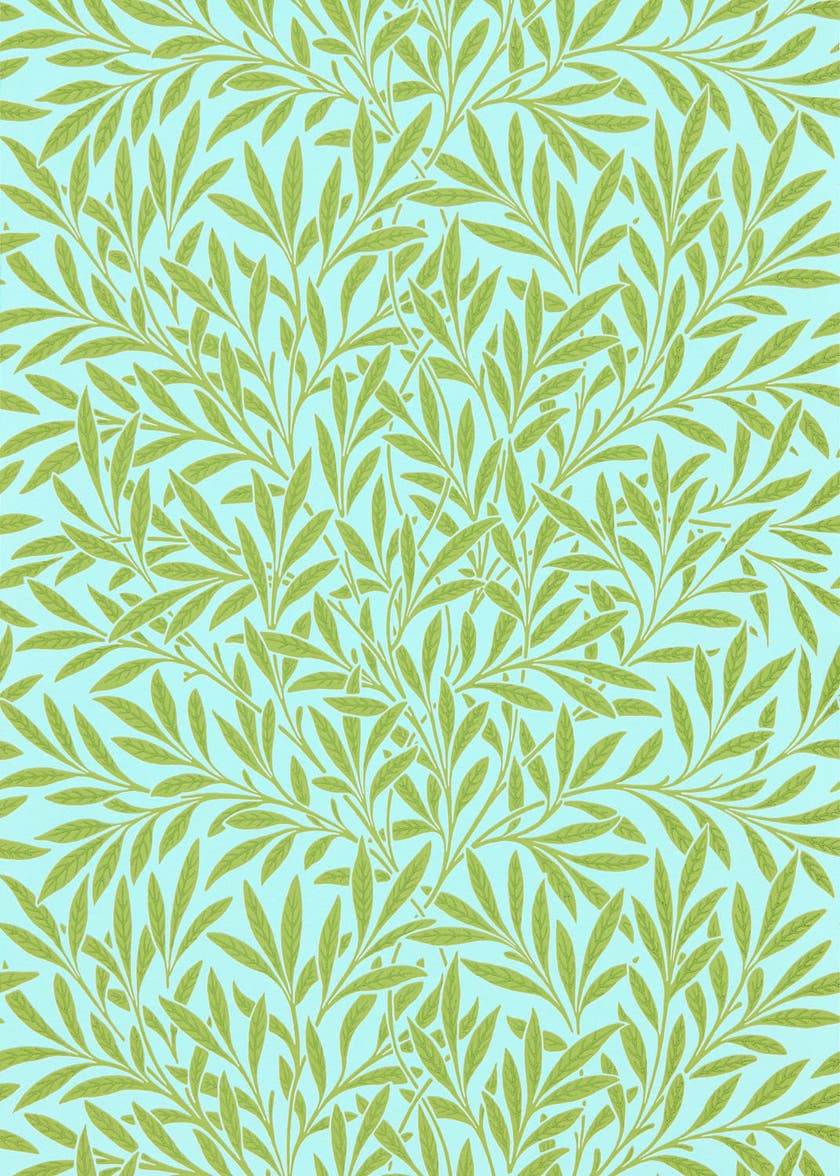 Morris & Co - Willow Sky/Leaf Queen Square Wallpapers