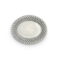 Bubbles Tallrik 20 x 16 cm Grå