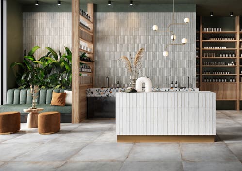 Arktis Ljusgrå blank 6x25