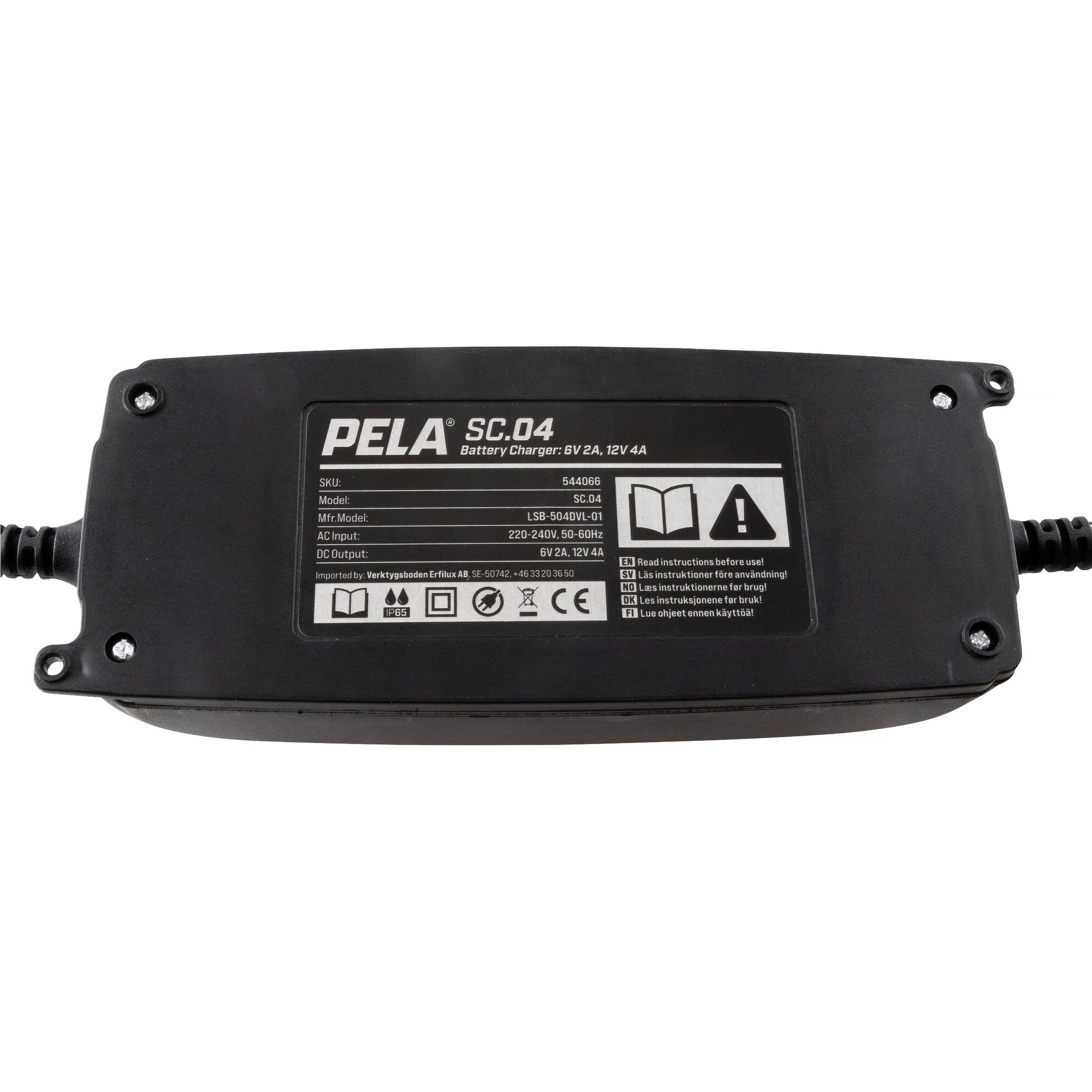 PELA Batteriladdare SC.04, 6V 2A / 12V 4A