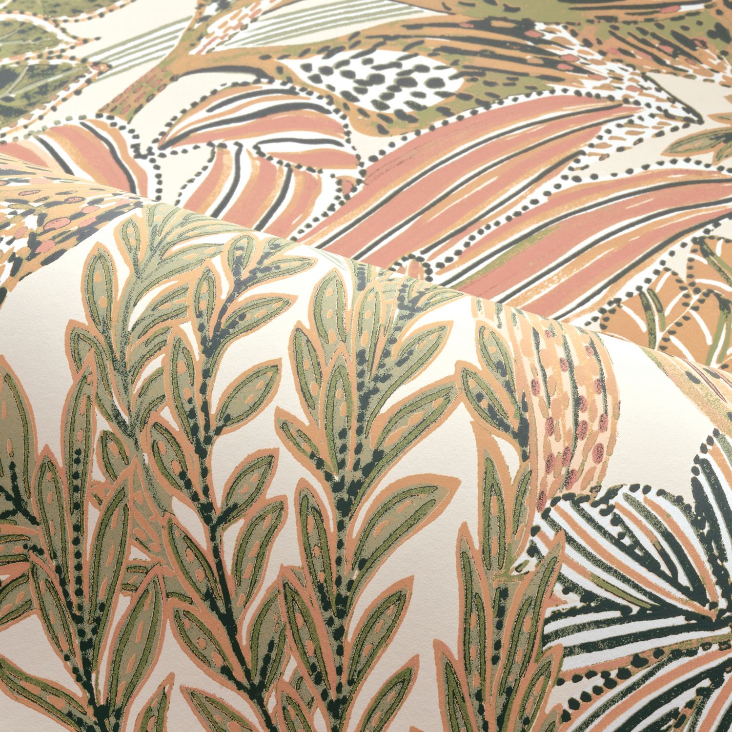 Casamance - Borromee Ivoire/Blush Jardin Félicia