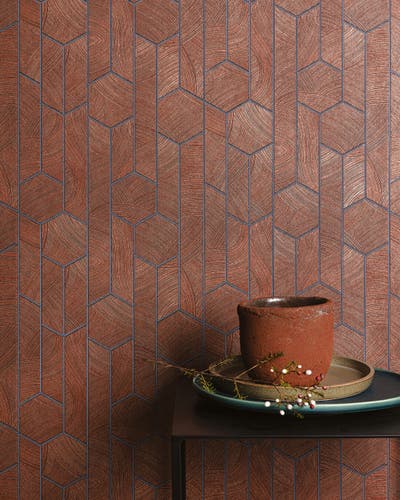 Midbec Tapeter - Kantha Rust