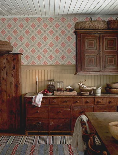 Duro - Dellen Röd Gammalsvenska Papper