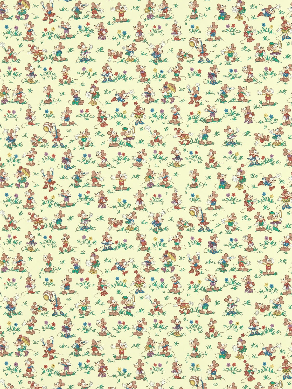 Sanderson - Mickey & Minnie Rhubarb & Disney Home X Sanderson W