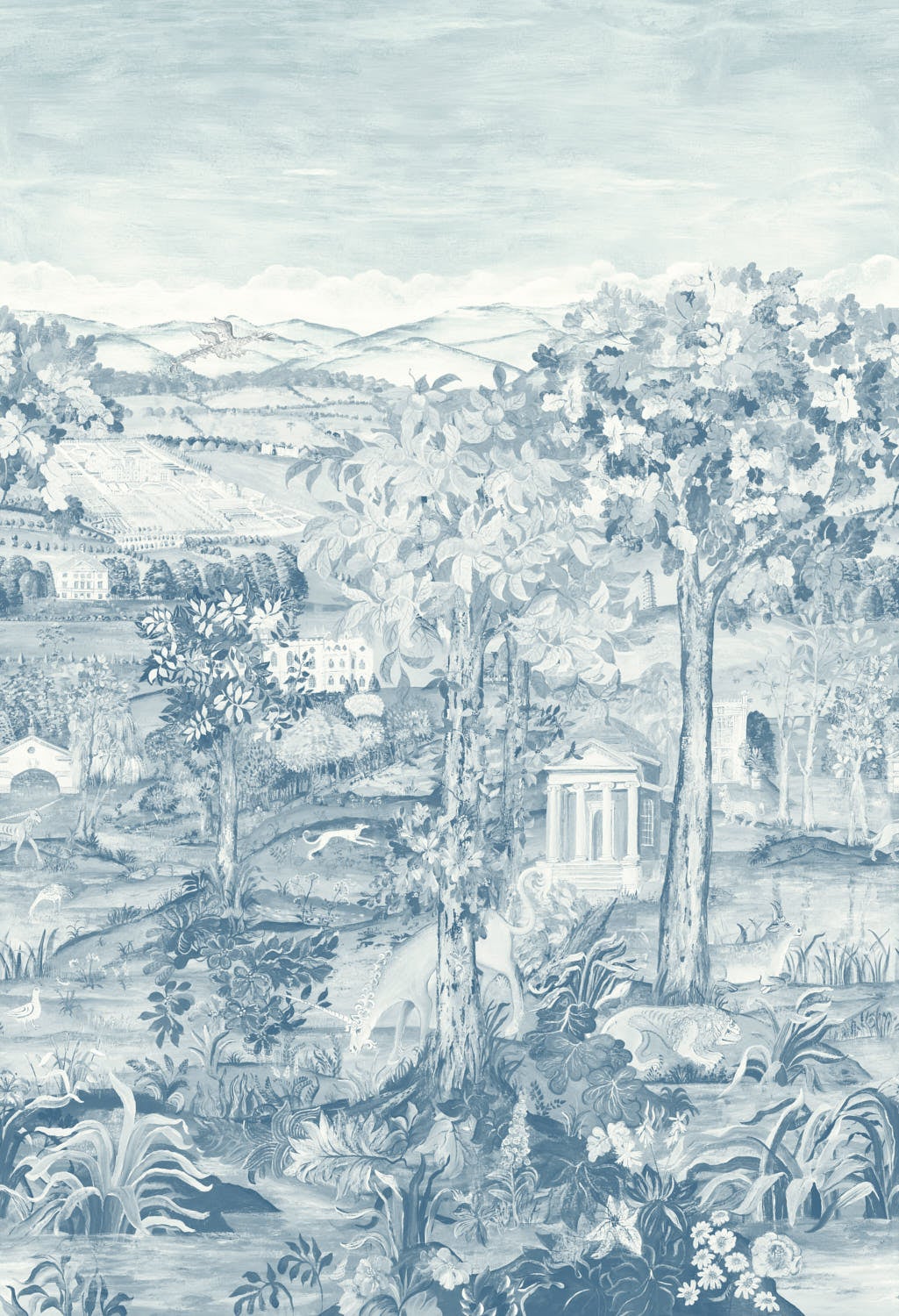Zoffany - Arcadian Thames Mineral Arcadian Thames Wallpaper