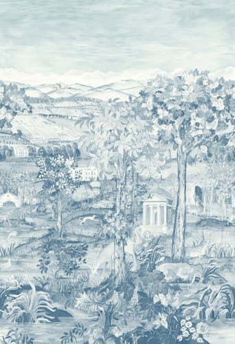 Zoffany - Arcadian Thames Mineral Arcadian Thames Wallpaper