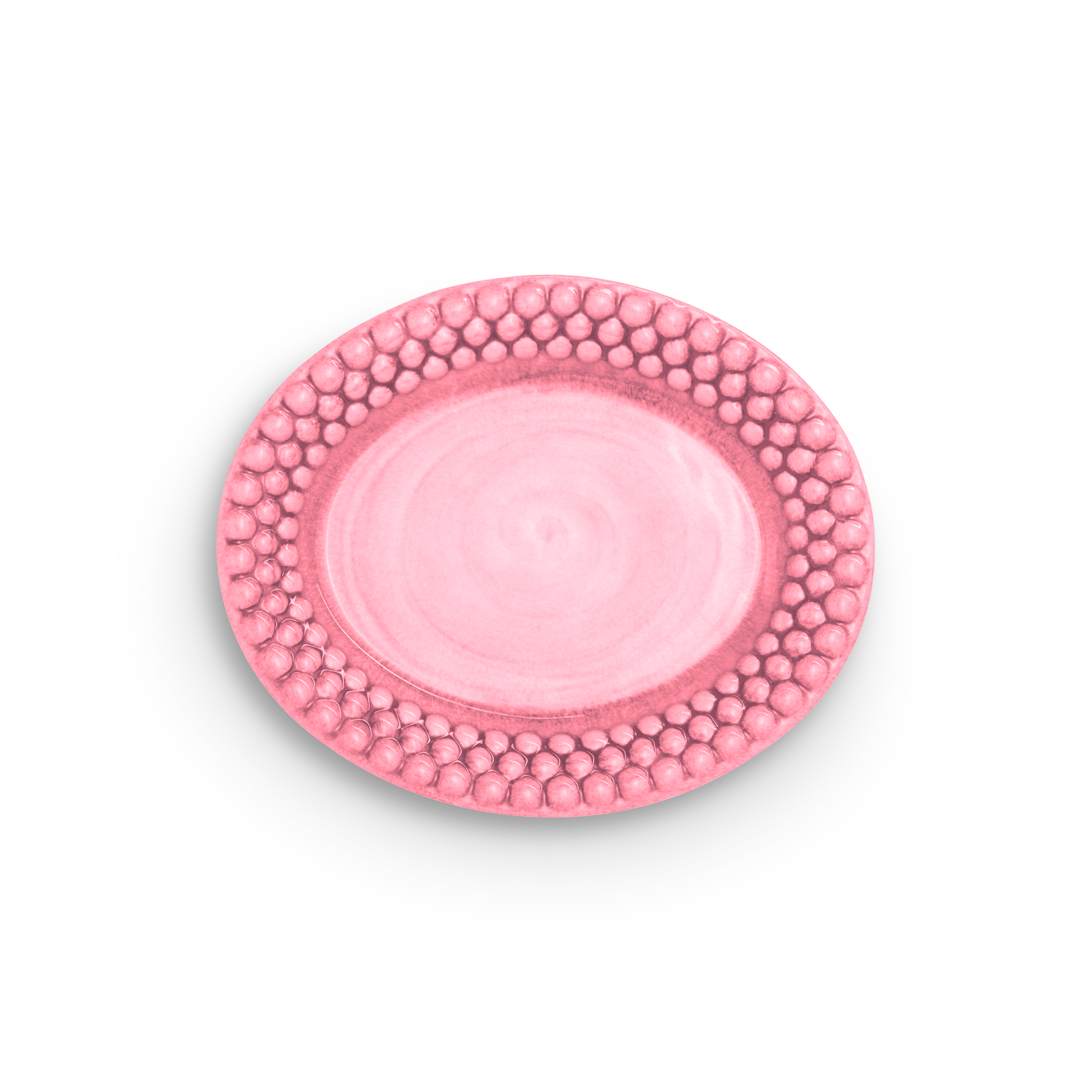 Bubbles Tallrik 20 x 16 cm Rosa
