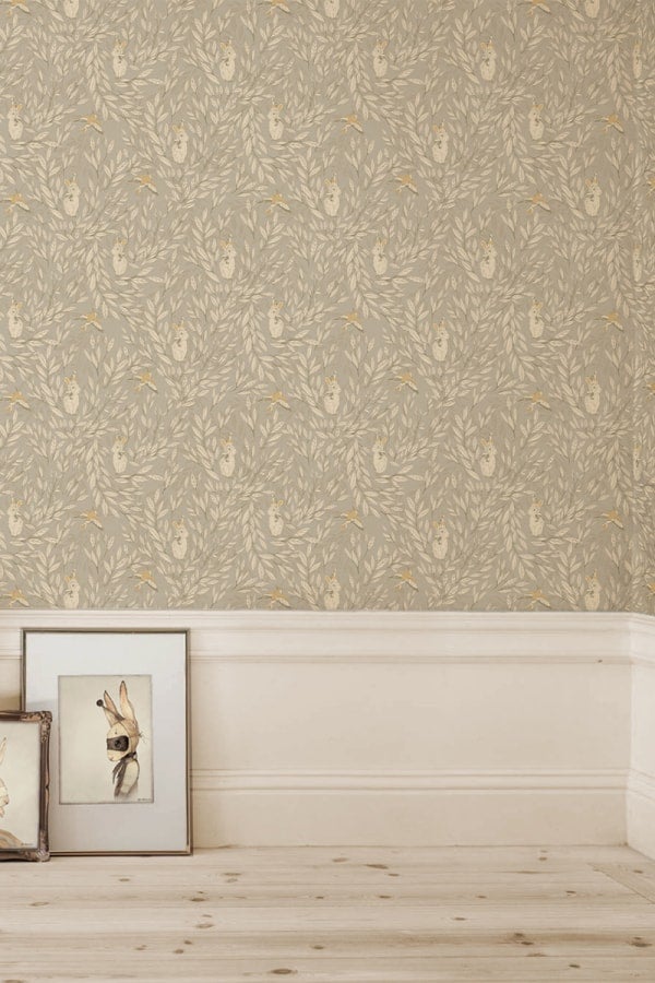 Misty Leaf Fauna Grey MM-0506