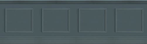 Casadeco - La Bibliotheque Bleu Petr Galons & Frises