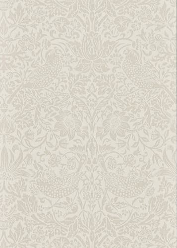 Morris & Co - Pure Strawberry Thief Ecr Morris Pure Wallpapers