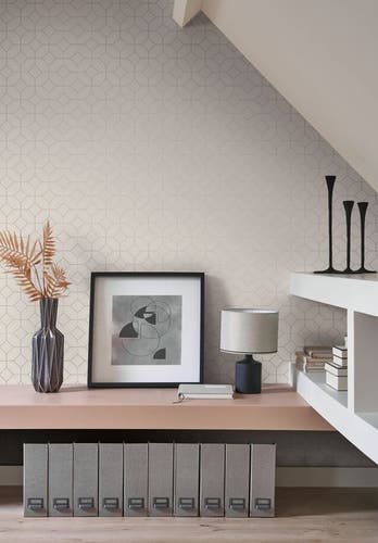 Casadeco - Precision Gris Plume Alchimie Cad