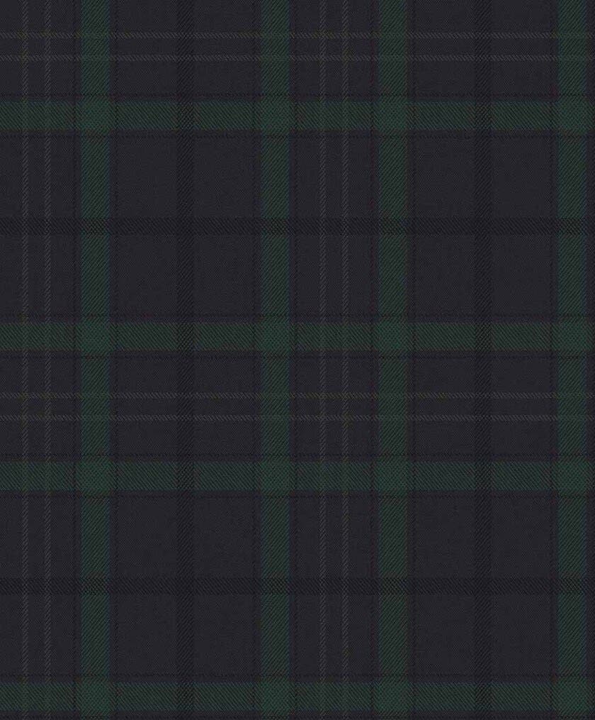 Peel & Stick Tailor Plaid Dark Blue & Evergreen NW54302