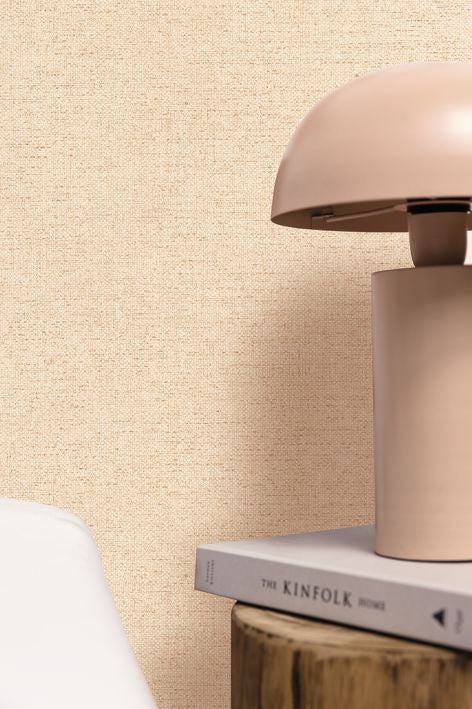 Caselio - Uni Metallise Beige Fonce Damier