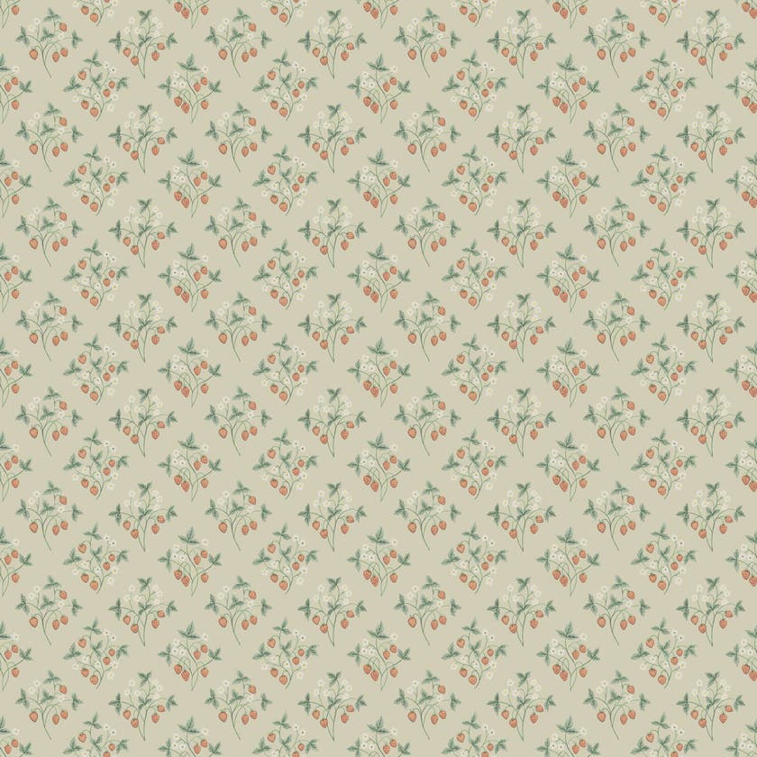 Midbec Tapeter - Jordgubbar