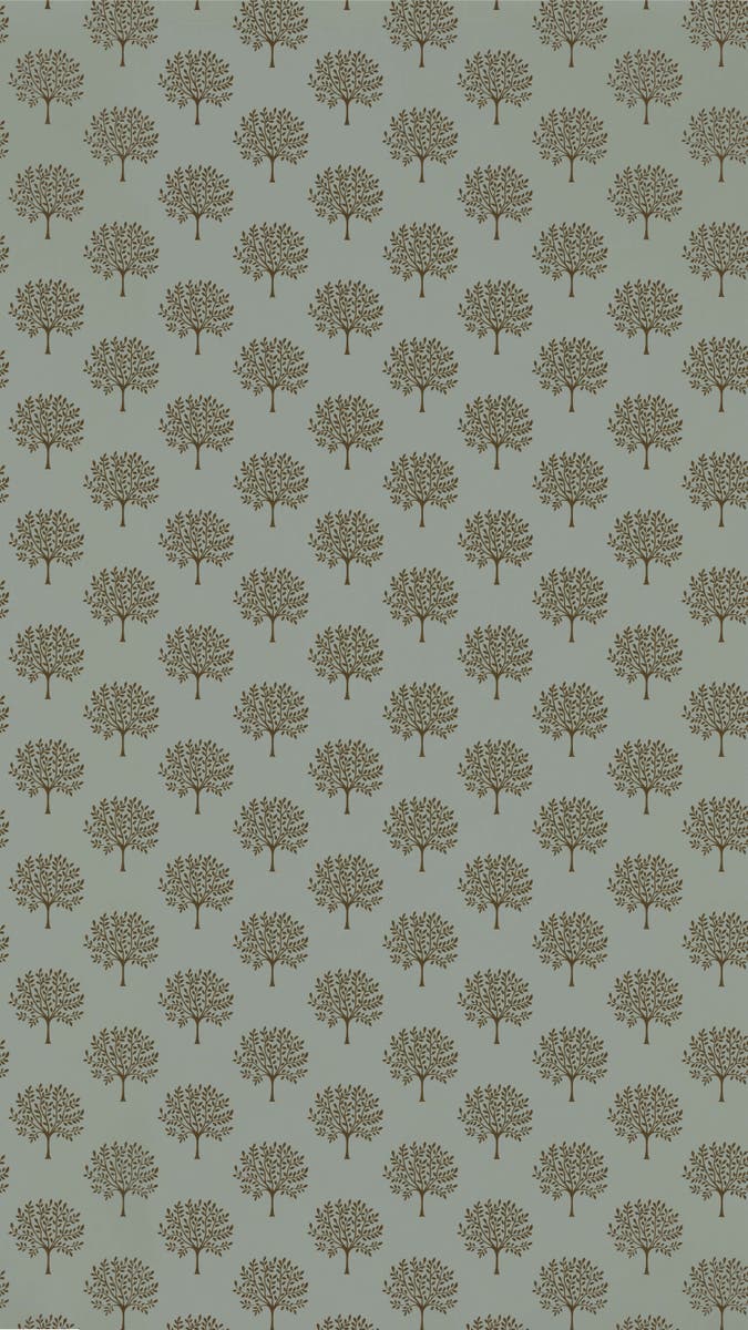 Sanderson - Marcham Tree Copper Grey Littlemore Wallpapers