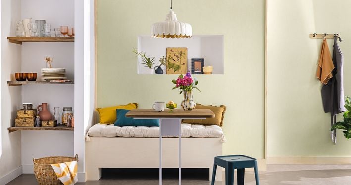 Caselio - Uni Mat Vert Lichen Damier