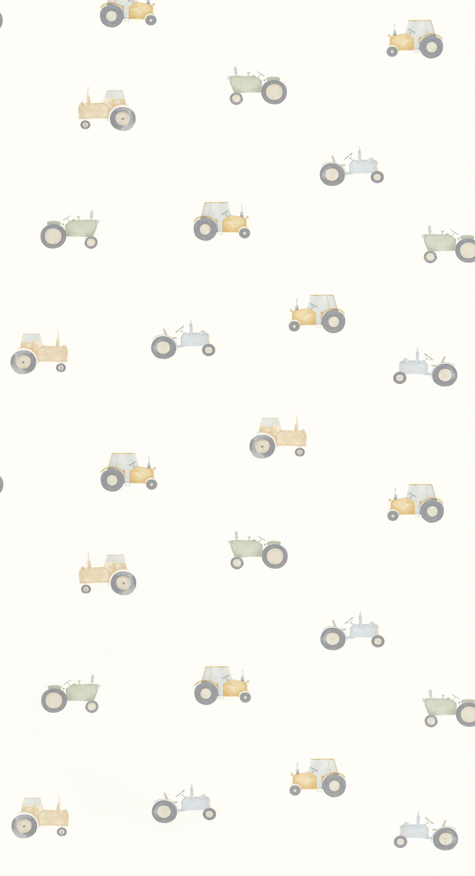 Casadeco - Vintage Tractor Naturel Once Upon A Time