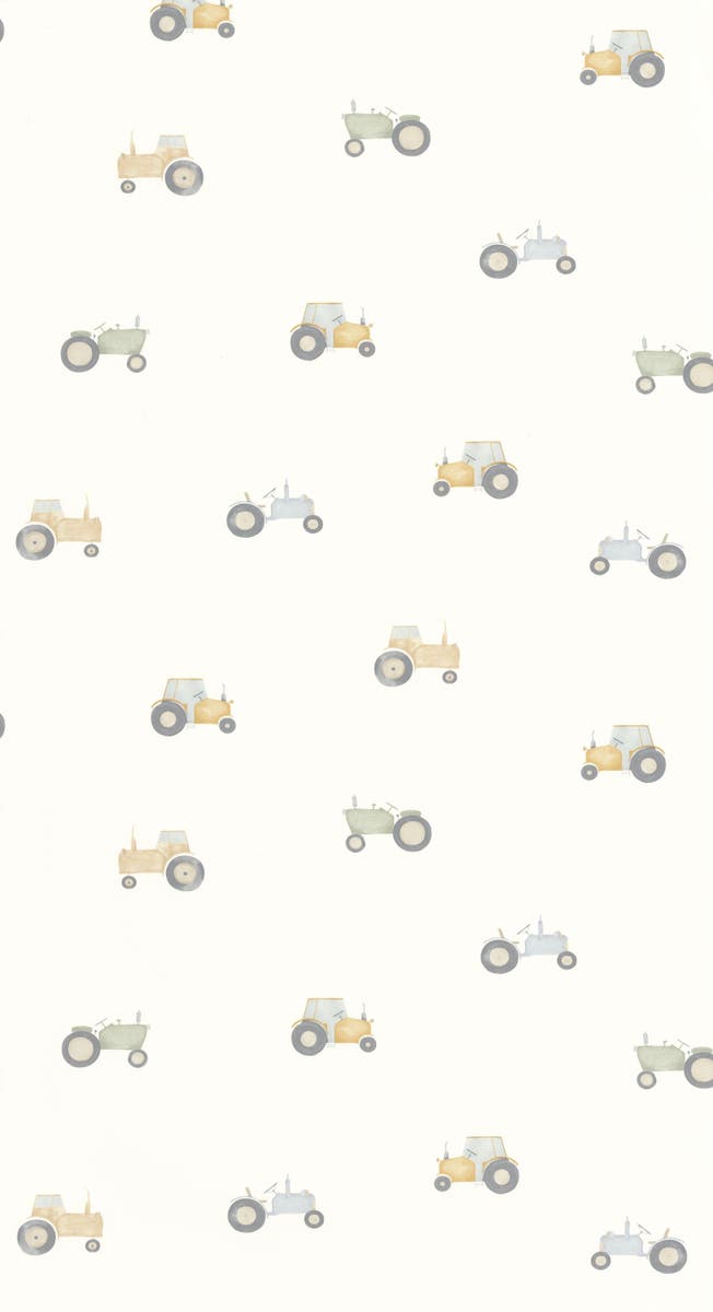 Casadeco - Vintage Tractor Naturel Once Upon A Time