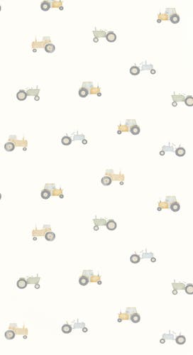 Casadeco - Vintage Tractor Naturel Once Upon A Time