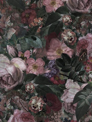 Boråstapeter - Dark Floral