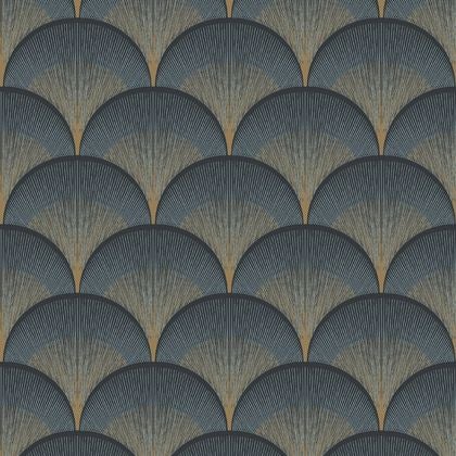 Casadeco - Broadway Bleu Orage Twenties