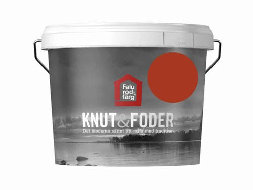 Falu Rödfärg Knut & Foder - Ljusröd 3L