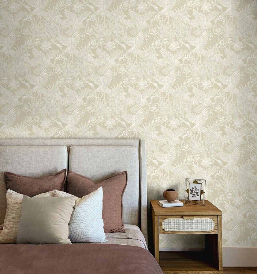 Peel & Stick Floral Heron Sand NW54505