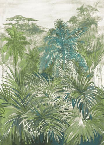 Caribbean II Selva Mural