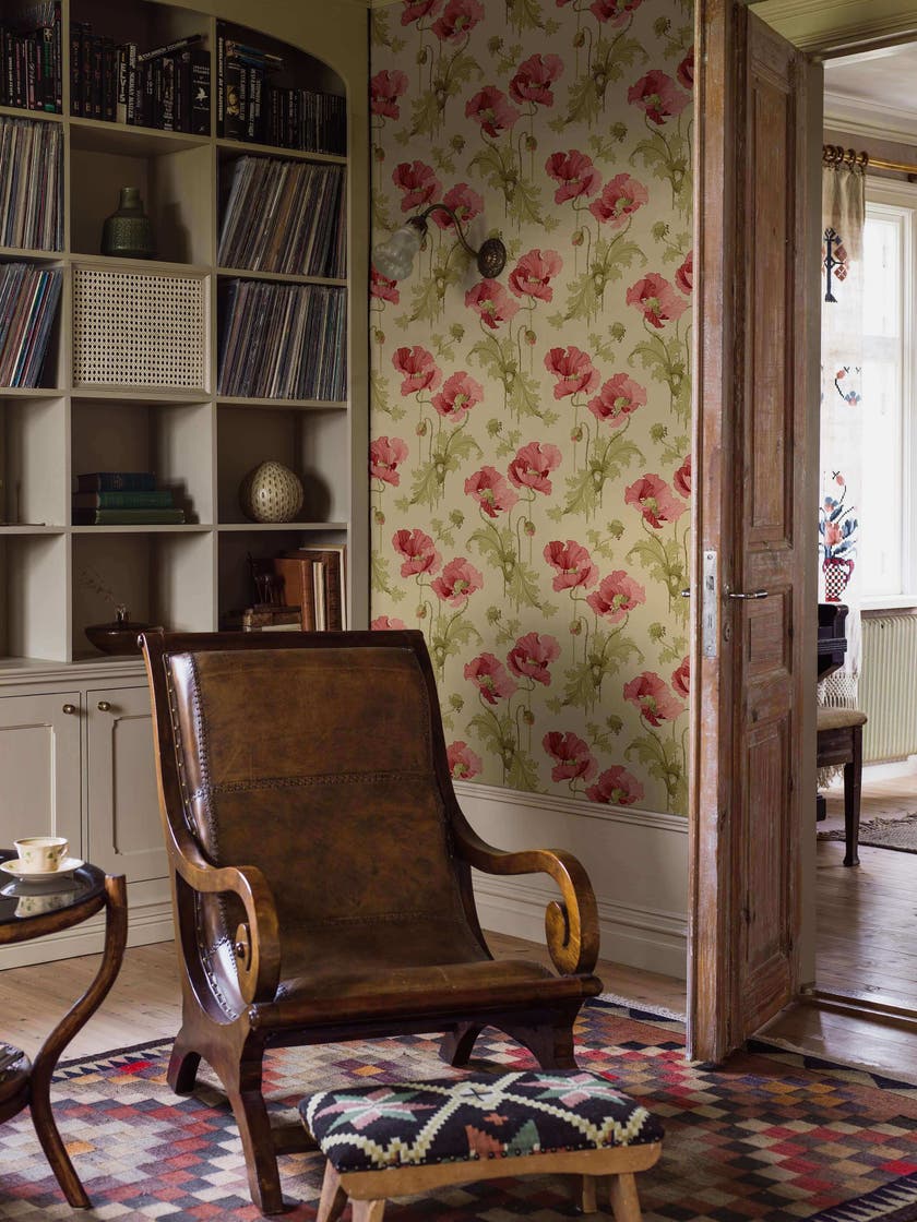 Boråstapeter - Vallmo