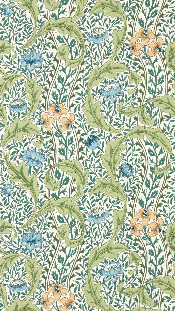 Morris & Co - Wild Tulip & Vine Nettle Woad