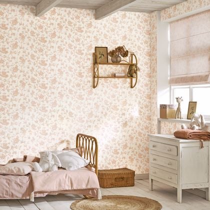 Casadeco - Rosa Rose Blush Les Belles Toiles De Jouy