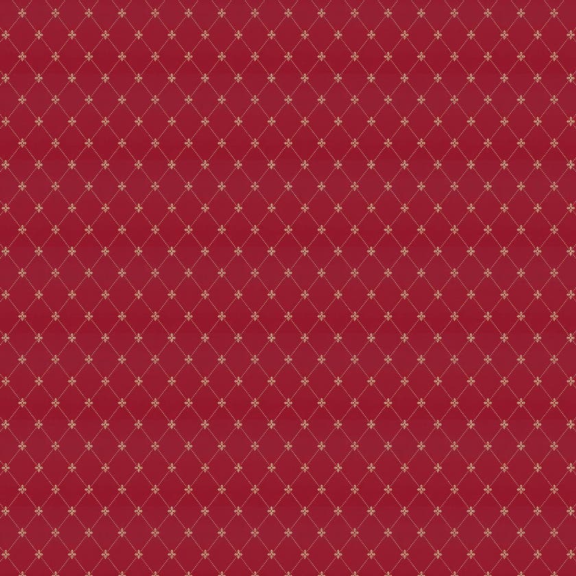 Lim & Handtryck - Filipsborg - Röd/Guld x123-30