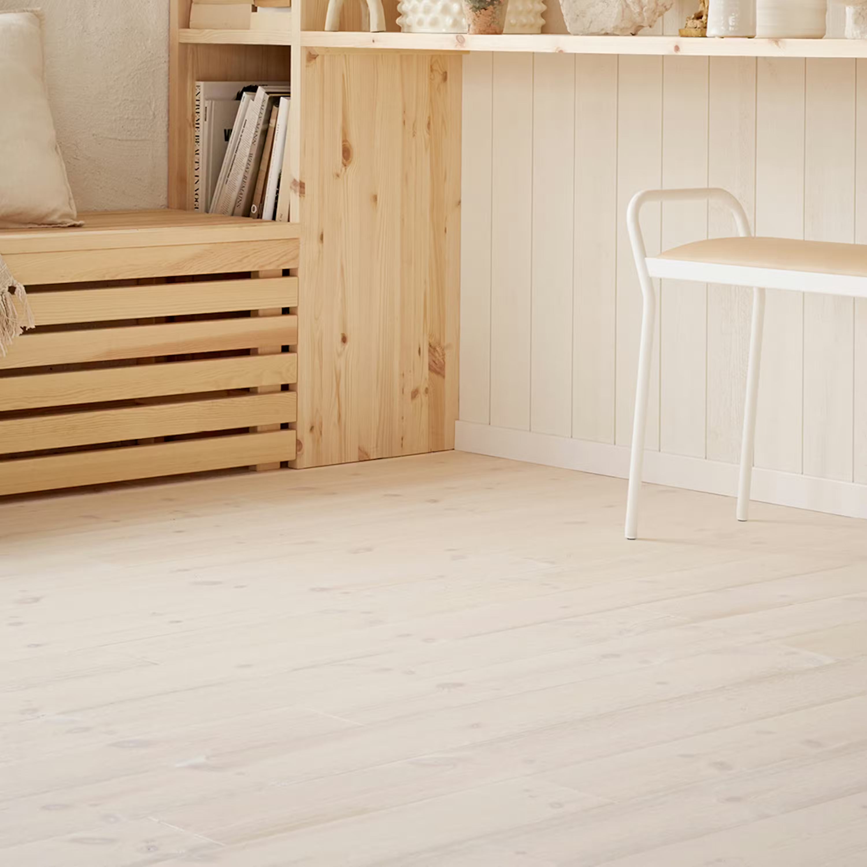 Norrlandsfuru XXL Borstad Lut Extra Vitolja - 2390mm