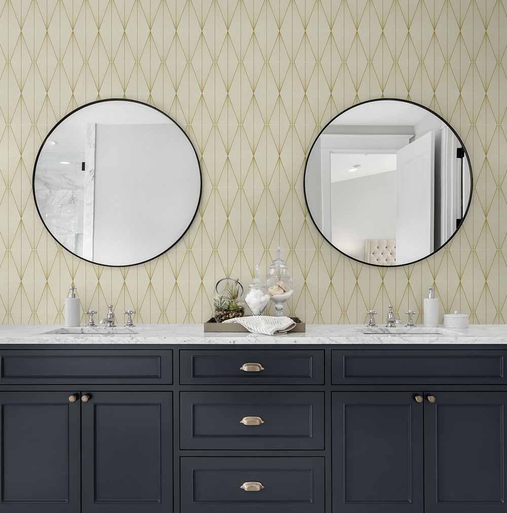 Carma - Peel & Stick Geo Diamond Goldenrod