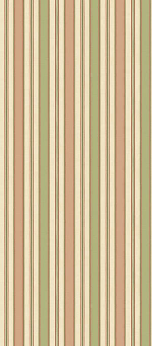GP&J Baker - Original Melbourne Stripe Soft Red Green BW45131-6