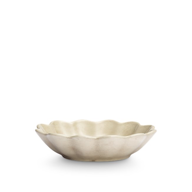Oyster Skål 18x16 cm Sand