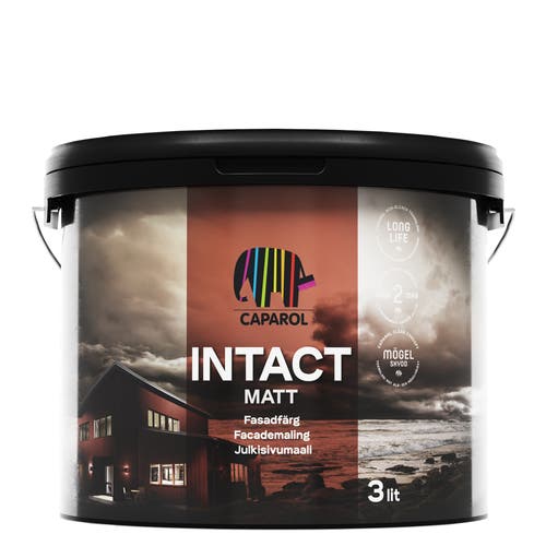 Fasadfärg Intact Matt 3L Svart