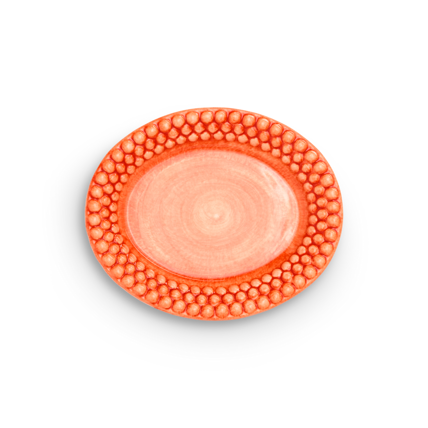 Bubbles Tallrik 20 x 16 cm Orange