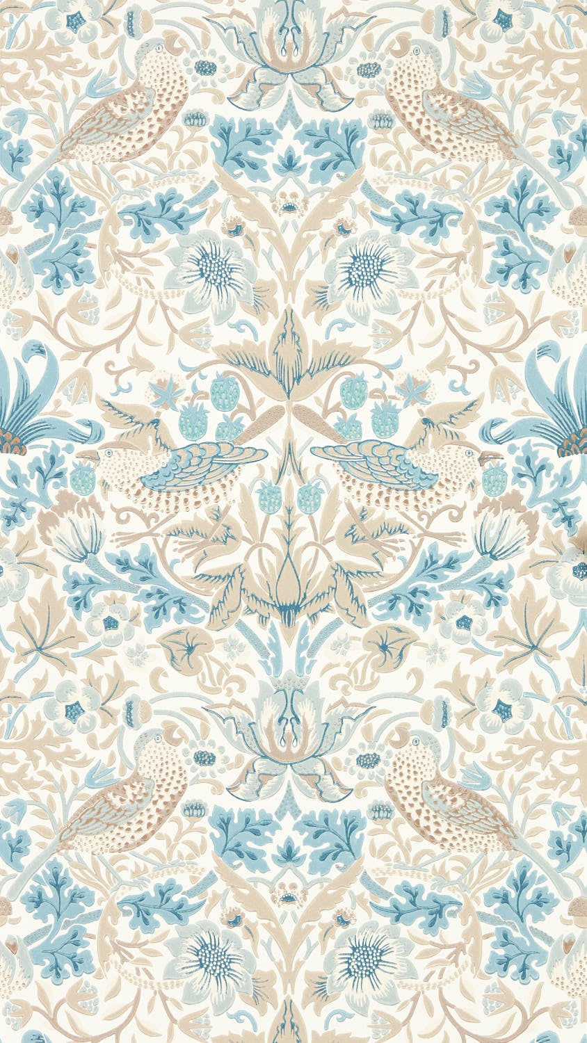 Morris & Co - Simply Strawberry Thief S Simply Morris Wallpapers