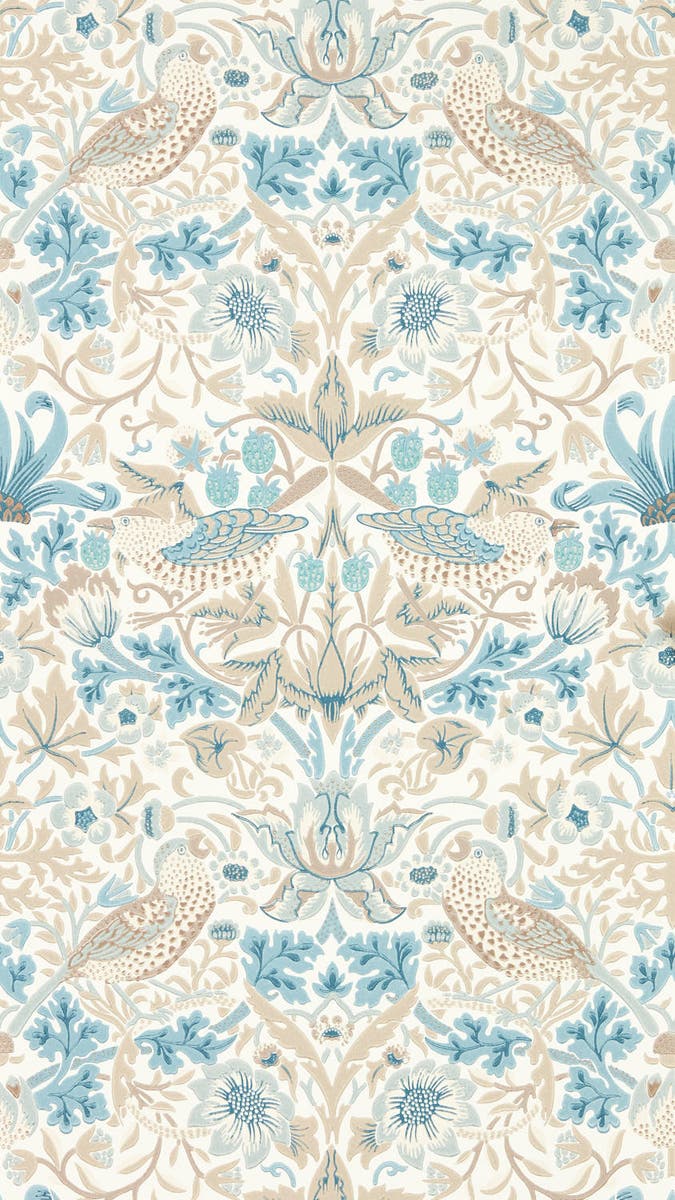 Morris & Co - Simply Strawberry Thief S Simply Morris Wallpapers