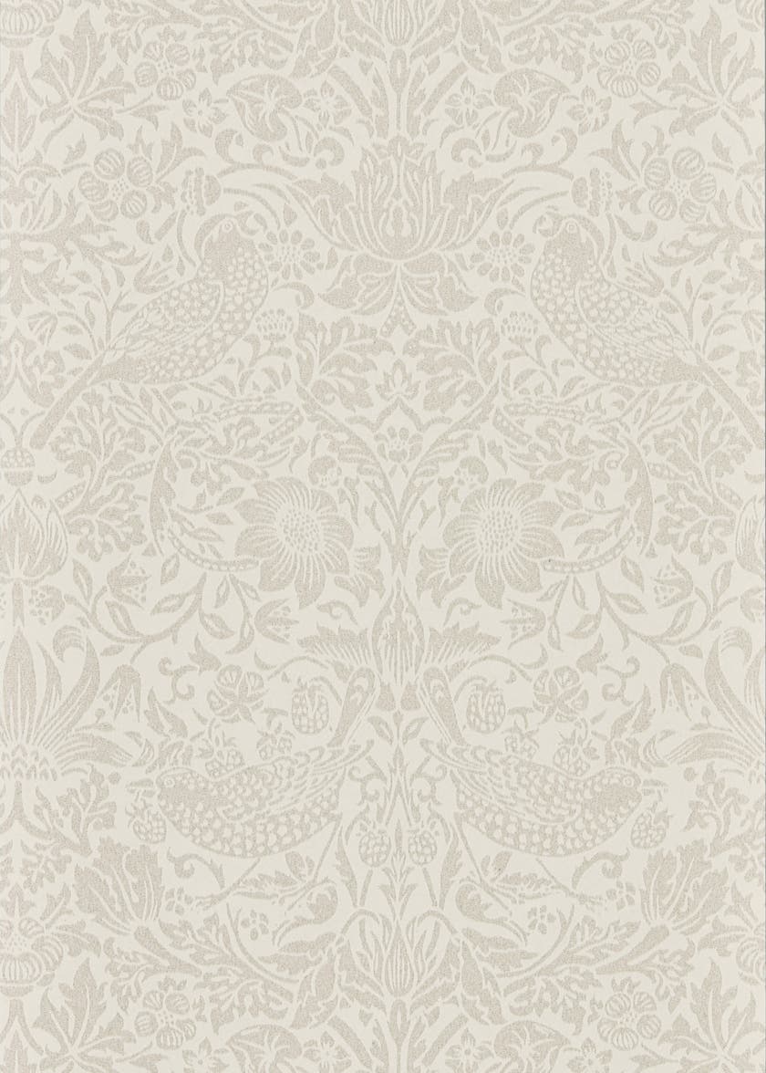 Pure Strawberry Thief Ecr Morris Pure Wallpapers