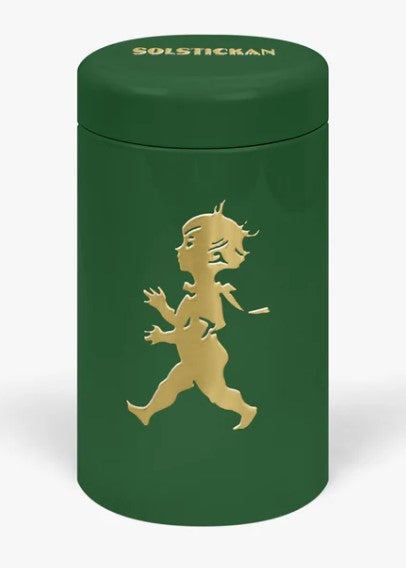 Rör tändstickor, Grön/Guld (ca 100 stickor)