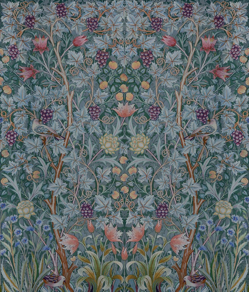 Midbec Tapeter - Vine Embroidery