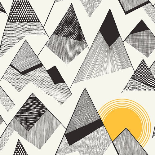 Midbec Tapeter - Mountains Sunrise