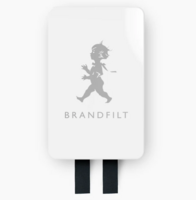 Brandfilt Vit/Silver